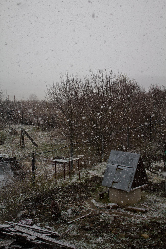 Весенний снег